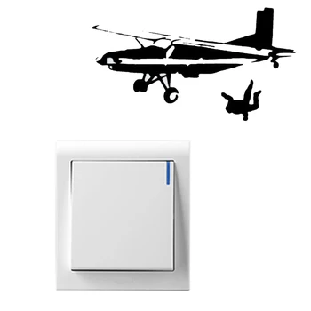 

Skydiving Extreme Sport Switch Sticker Wall Decal Vinyl Room Bedroom Decor 5WS0128