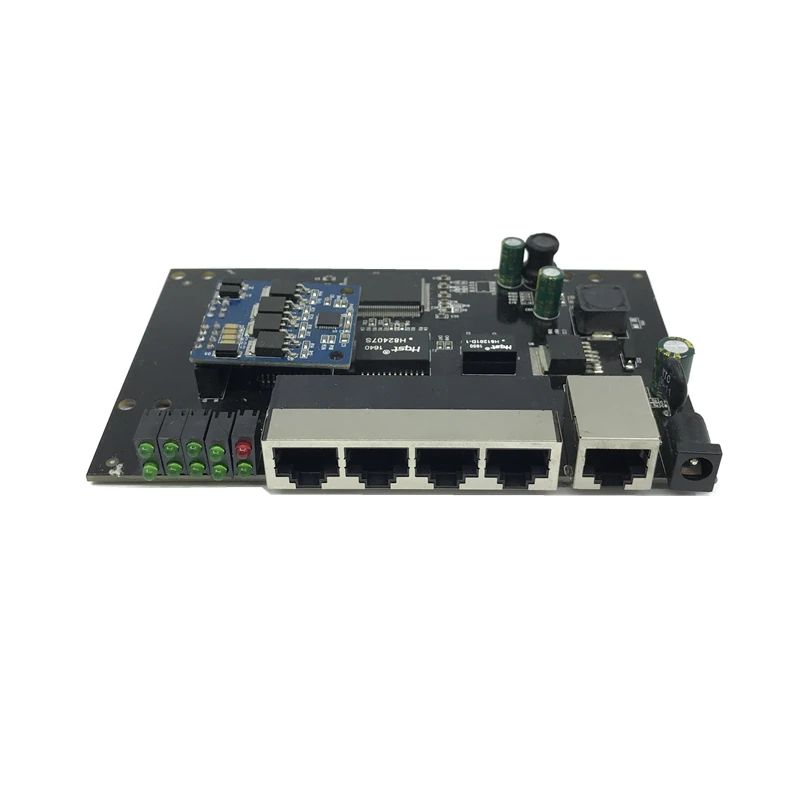 ANDDEAR 10/100 Мбит/с rj45 коммутатор poe 802.3af 4 poort voeding 15 5 Вт voor ip камера nvr telefoon wifi точка