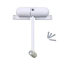 1 set white Zinc Alloy Mounted Automatic Door Closer Fire Rated Spring Loaded Auto Closing Surface Safety Spring Door Closer 1 set white Zinc Alloy Mounted Automatic Door Closer Fire Rated Spring Loaded Auto Closing Surface Safety Spring Door Closer