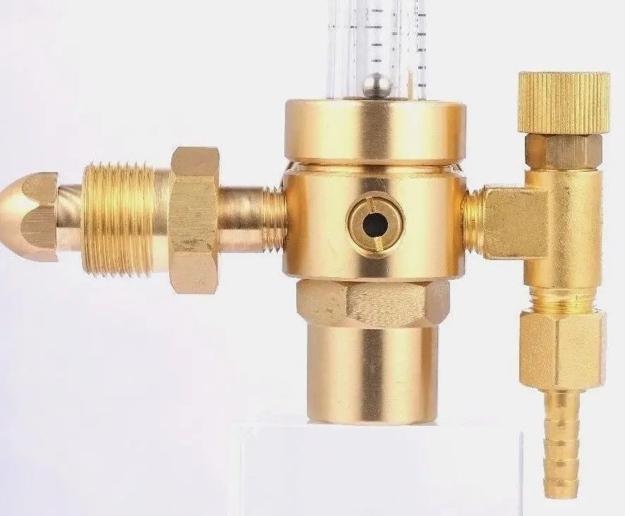 Перезагрузка аргонового расходомера сварочный регулятор газовые клапаны медные сварочные принадлежности TIG сварка