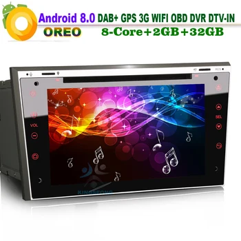 

7"Android 8.0 Head Unit Navi Wifi MP3 GPS Player BT DVR DVD DAB+ Radio DTV-IN OBD Car CD player for Opel Signum Tigra TwinTop