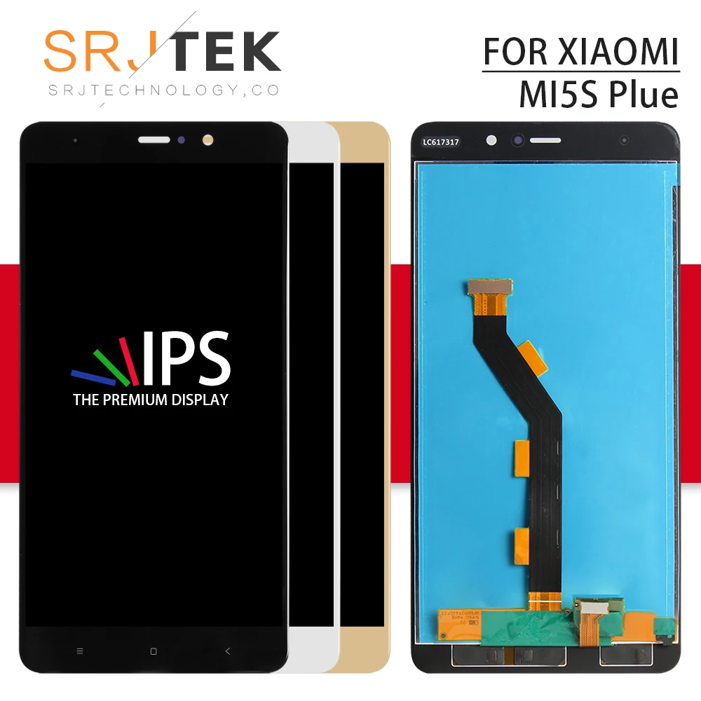 

Srjtek For XIAOMI Mi5s Plus LCD Mi 5S Plus Display Matrix Touch Screen Digitizer Full Assembly Frame For XIAOMI Mi 5S Plus Touch