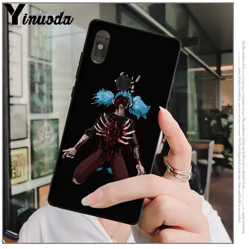 Yinuoda sally face DIY Роскошный Высокий протектор на конце чехол для Xiaomi Mi 6 Mix2 Mix2S Note3 8 8SE