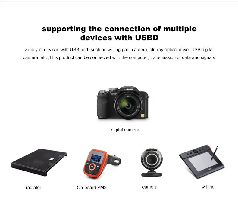 12USB to USB Cable A to Male High Speed Cord Data Adapter Sync Cable For HD Car Radiator Webcom 5M 10M 20M Extender Cable(China)