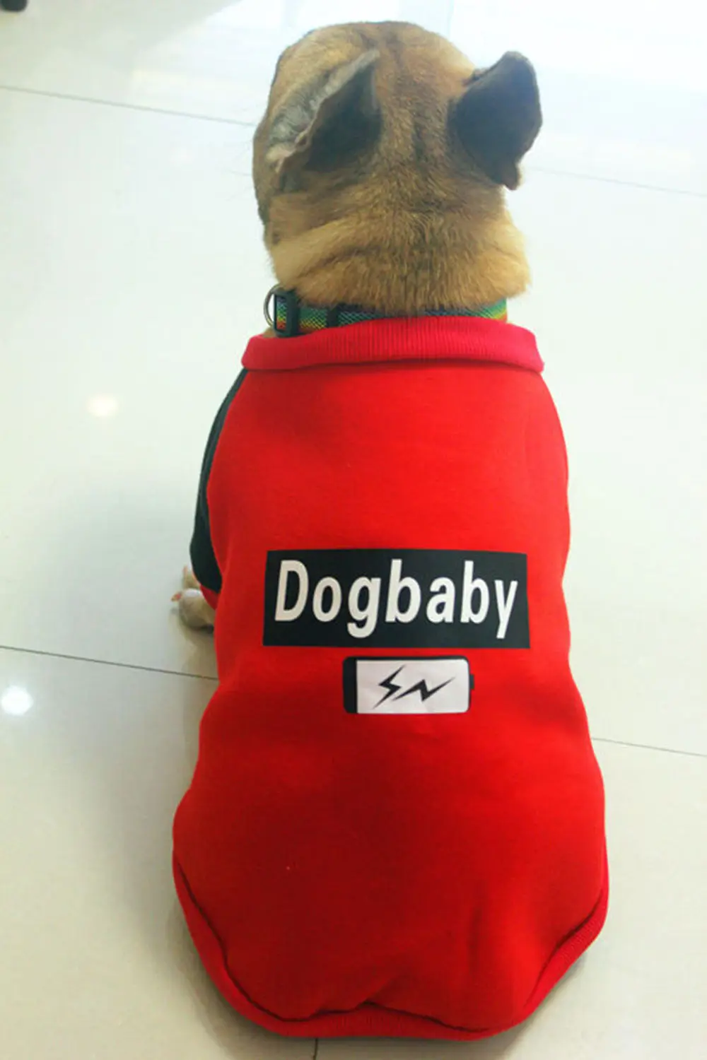 Собака свитер Одежда для домашних животных щенок шею рубашка одежда с двумя отверстиями для лап осень и зима Franse Бульдог