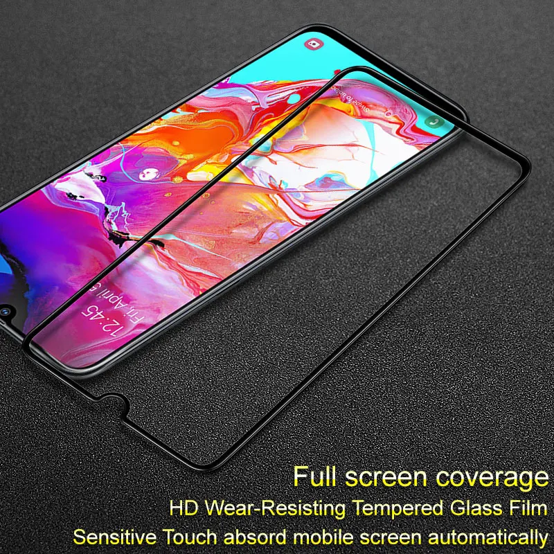 

For Samsung Galaxy A70 Screen Protector IMAK Pro Full Cover A70 Anti-Burst Tempered Glass Screen Protector Film For Galaxy A70