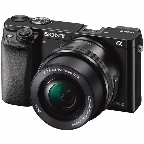 Sony A6000 беззеркальная цифровая камера ILCE-6000L с объективом 16-50 мм-24,3 МП-Full HD видео совершенно