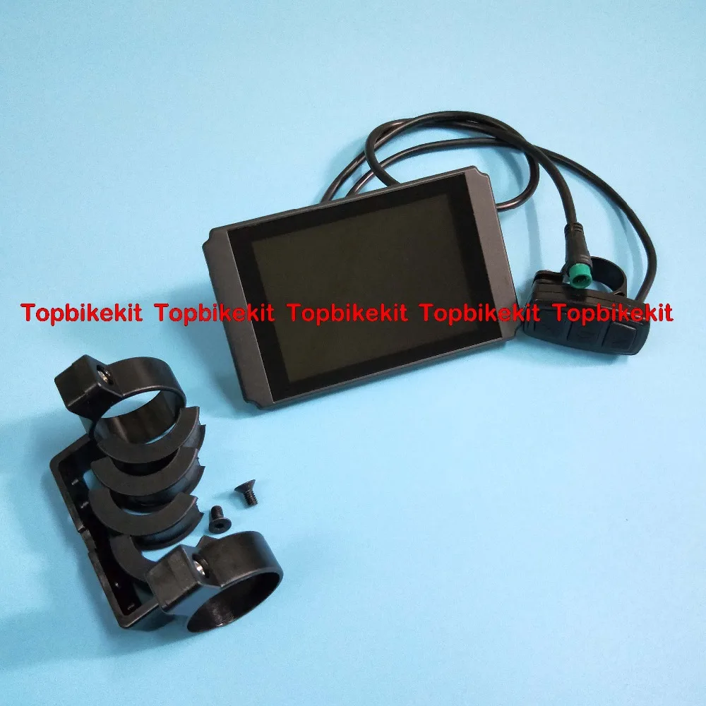 KT LCD8H Color matrix Display Meter 24V36V48V with Junlei 5pins waterproof connector (2) - 