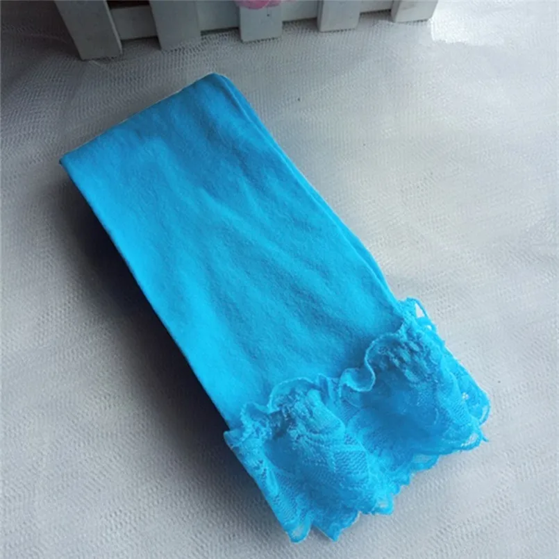 summer new Kids Girl leggings summer stretch Lace Leggings skinny capris Pants Candy color (23)