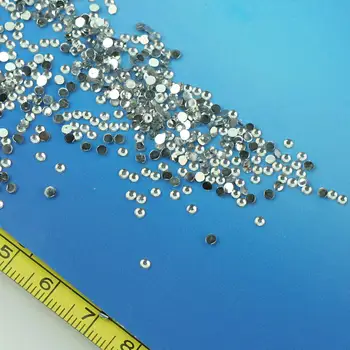 

20000 2mm Round Acrylic Nail Art Tips Mobile Cover Design Decoration Rhinestones