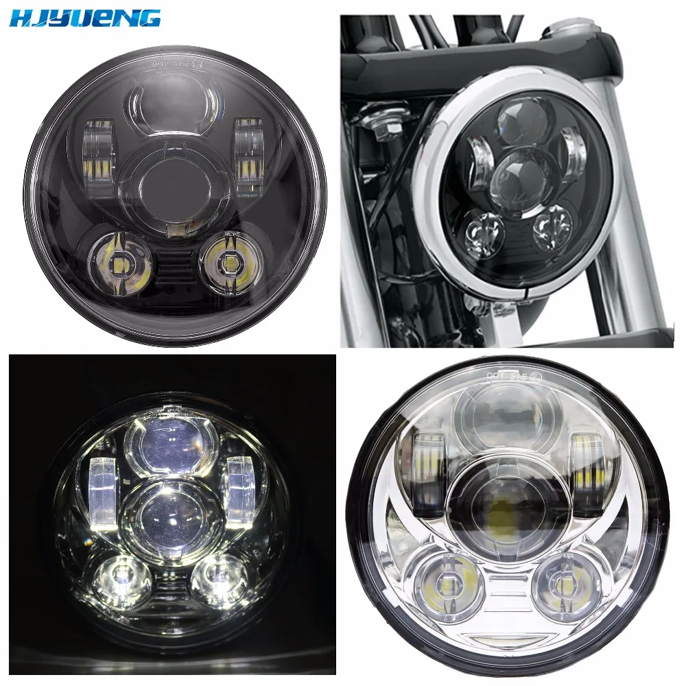 5 75 &quotАнгел глаз DRL Harley запчасти светодиодный Moto фонарь для Sportster 1200 72 48 883 проектор