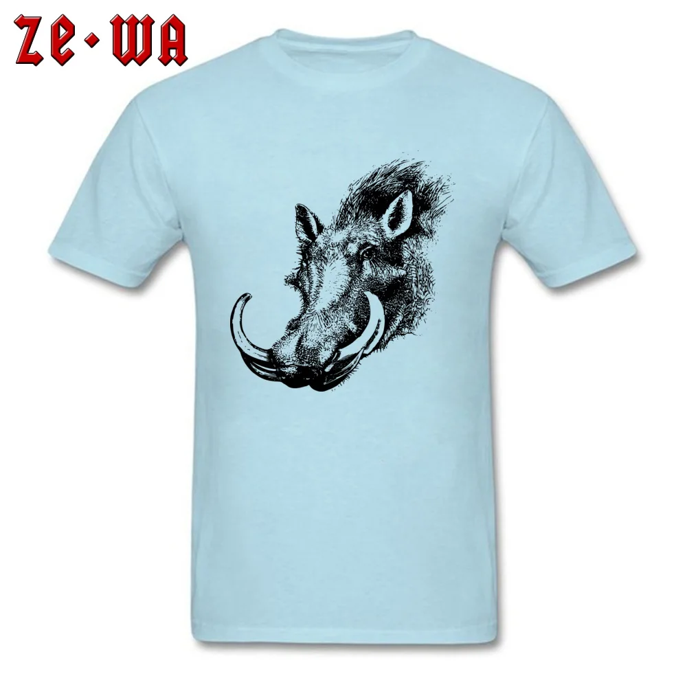 Design Short Sleeve Tees Labor Day Round Neck 100% Cotton Men's T Shirts animal 2028148 Design T-shirts Prevalent animal 2028148 light