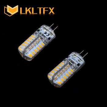 

LKLTFX 10pcs SMD 3014 G4 LED Bulb corn spotlight DC 12V Replace halogen Light 360 Beam Angle Christmas G4 LED Lamp High Power