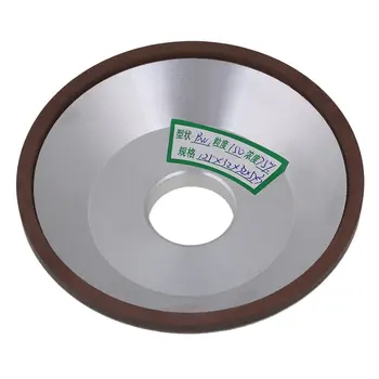 

125x32x32X5mm Cup Bowl Shape Silver Diamond Aluminum Resin Grinder Grinding Wheel Cutter Cutting Tool 150# Grit