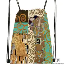 Custom Drawstring Backpack Drawstring Backpack Bag Cute Daypack Kids Satchel (Black Back) 31x40cm#180531-04-11