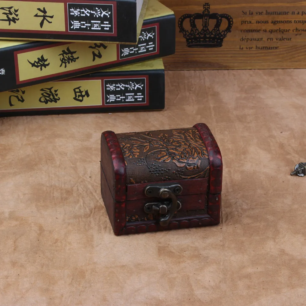Hecho a mano madera caja de Almacenamiento Organizador de joyas de perlas de pulsera regalo Organizador Almacenamiento Joyero Hecho a mano madera caja de Almacenamiento Organizador de joyas de perlas de pulsera regalo Organizador Almacenamiento Joyero