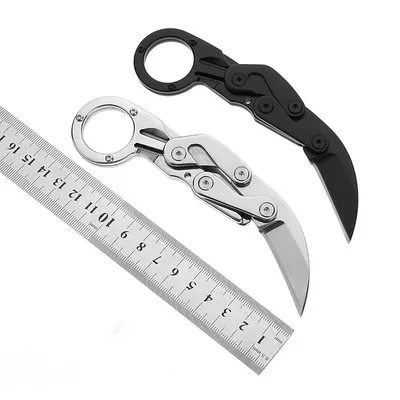 Складной нож Karambit нож 440C из нержавеющей стали Шарпинг нож для кемпинга выживания Тактические карманные коготь ножи ручные инструменты CS GO