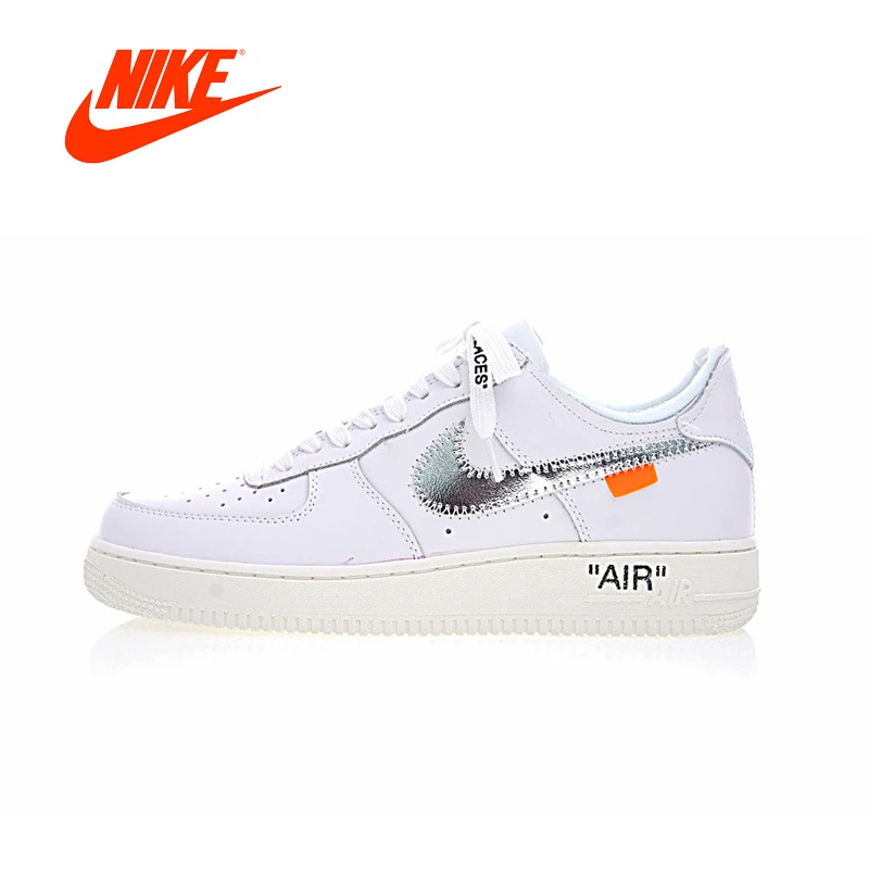 

Original New Arrival Authentic Off White X Nike Air Force 1 Low Men's Skateboarding Shoes Sport Sneakers Good Quality AO4297-100