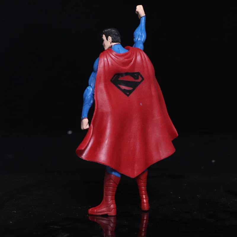 Новинка 17 см аниме фигурка Супергерои ПВХ Бэтмен флэш Супермен Чудо-Женщина Действие Детские игрушечные фигурки куклы модель