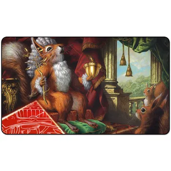 

Magic trading Board game Playmat: EARL OF SQUIRREL art playmats Board Game Mat 60cm x 35cm (24" x 14") Size
