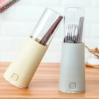 

Home storage box chopsticks tableware storage box drainage kitchen rack tool L0430