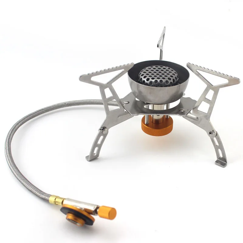 Outdoor Picnic Stove Camping Split Portable Wind Resist Gas Stoves