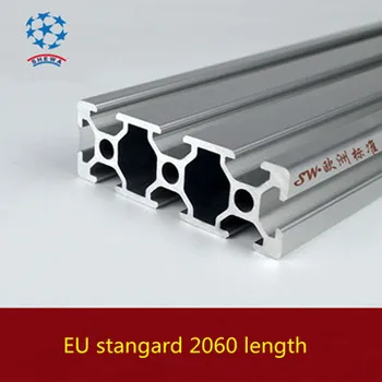 

2060 aluminum extrusion profile european standard length 550mm aluminum profile workbench 1pcs