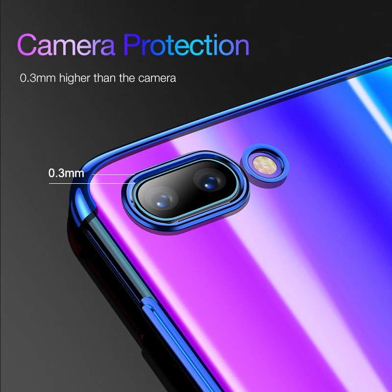 Прозрачный мягкий силиконовый чехол для Huawei Honor 10 тонкий накладка 10Lite 8 9X 20 Pro