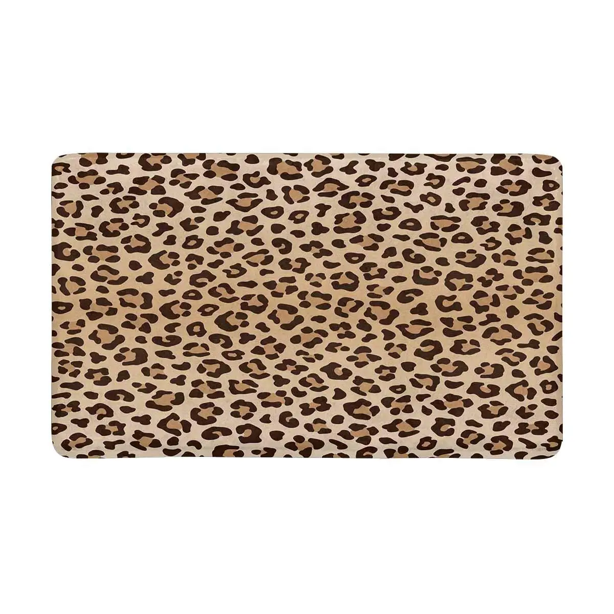 Leopard Animal Print Anti Slip Door Mat Home Decor Indoor Entrance