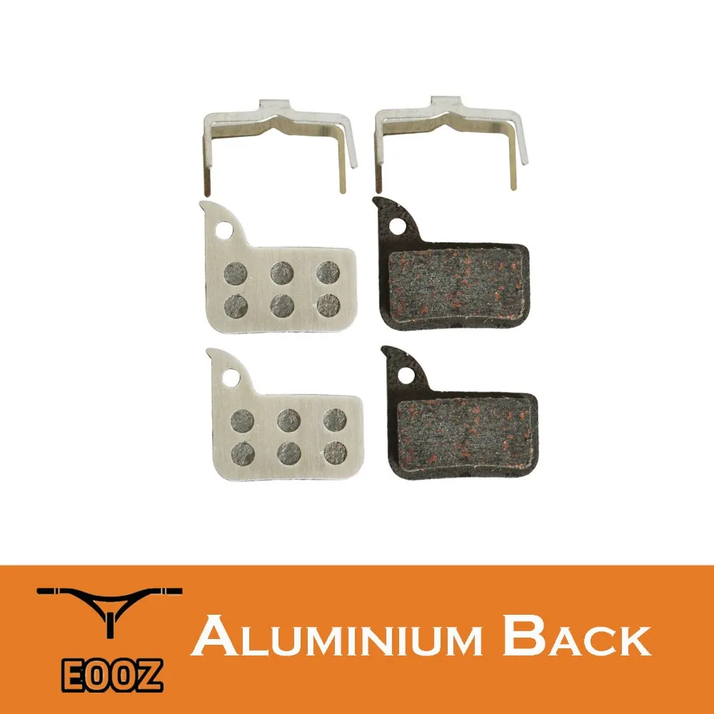 

EOOZ 2 Pairs Lightweight Bicycle Semi-metallic Disc Brake Pads Aluminum Back For SRAM HRD Red 22 B1, Force 22, CX1, Rival 22