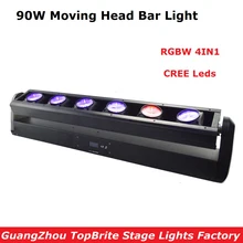Factory Price 1XLot 90W LED Moving Head Strip Bar Light High Quality 6X12W RGBW 4IN1 CREE Leds Beam Moving Head Lights Fast Ship