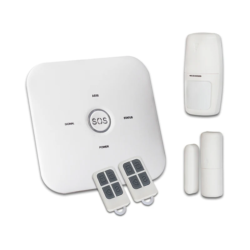 GZGMET GSM Alarm Host Home Burglar Security Wireless Sensor System Remote Control Andriod IOS APP SOS Emergency