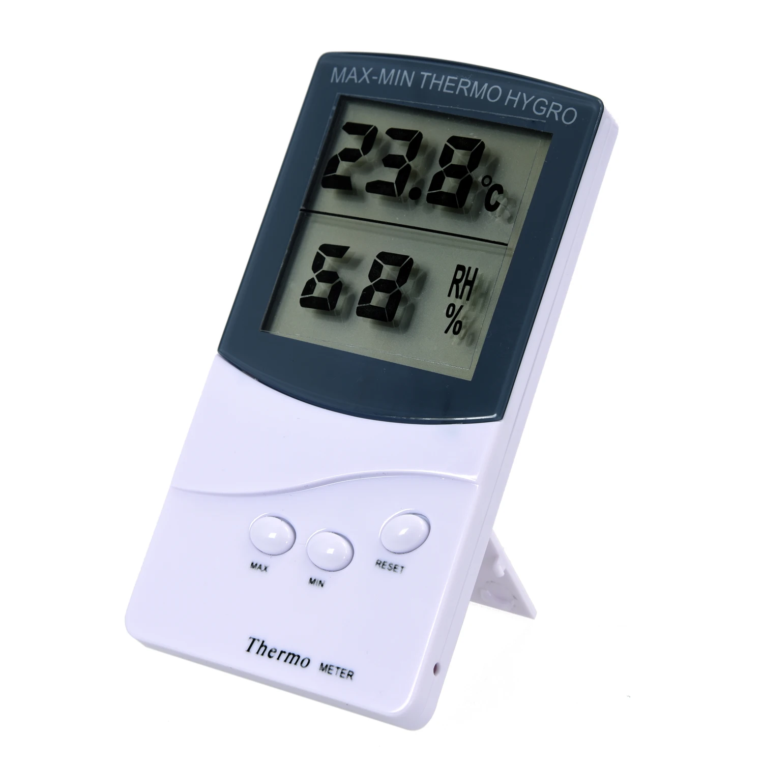 Digital Thermometer Hygrometer Humidity Meter Whitein Temperature