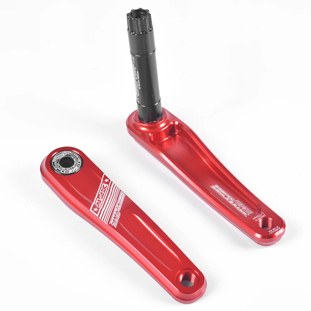 Fahrrad Kurbel Kurbel arm getriebe MTB Mountainbike Aluminium Kurbel Kettenrad set und Boden Halterung 170mm