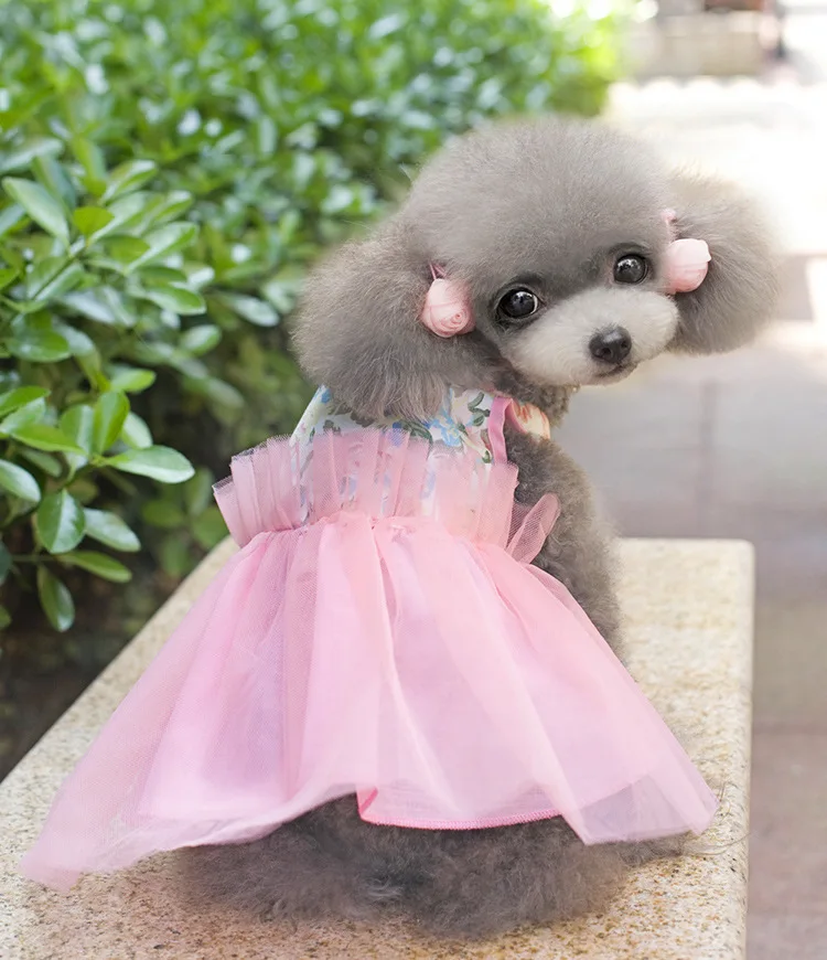 Luxury New dog clothes Puppy summer dresses girl chihuahua,yorkshire