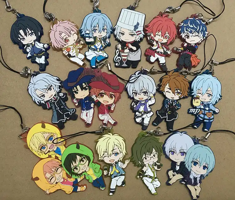 14ピース ロットidolish7ランダムて送信アニメキーホルダー泉ヤマトnikaidoそごう玉木みつき大阪ゴムストラップ 携帯電話のチャーム Best Keychain Keychain Kidskeychain Charms Aliexpress