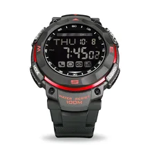 Bluetooth Outdoor Smart Watch Waterproof Message Remind Sync Call Find Phone SOS Pacer Wristwatch for Smartphone