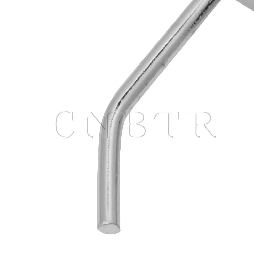 CNBTR серебро Нержавеющая сталь 50mmL/3,2 Dia Slatwall штыревые вешалки для витрины в магазин Prong Вешалка Упаковка из 25