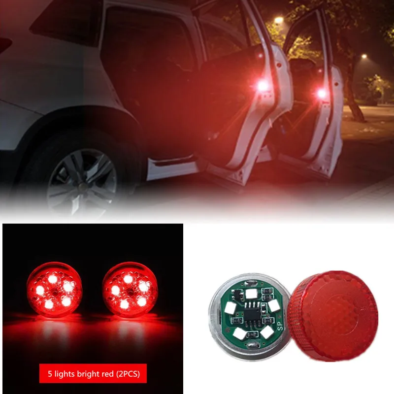 2X Car Door Light Warning Light Anti For Renault Kwid Ece Kangoo