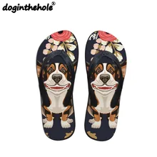 Doginthehole/Вьетнамки; женские спортивные сандалии; пляжная обувь с цветочным принтом; тапочки; спортивная уличная женская обувь; кроссовки