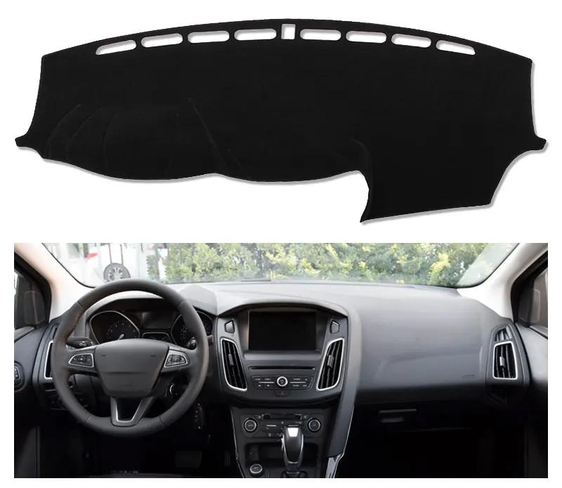 For LHD Ford Focus 2 3 2017 2016 2015 2014 2013 2012 2011 2010 2009 Car Dashboard Mat Cover Pad Mats Shade Cushion Accessories (6)