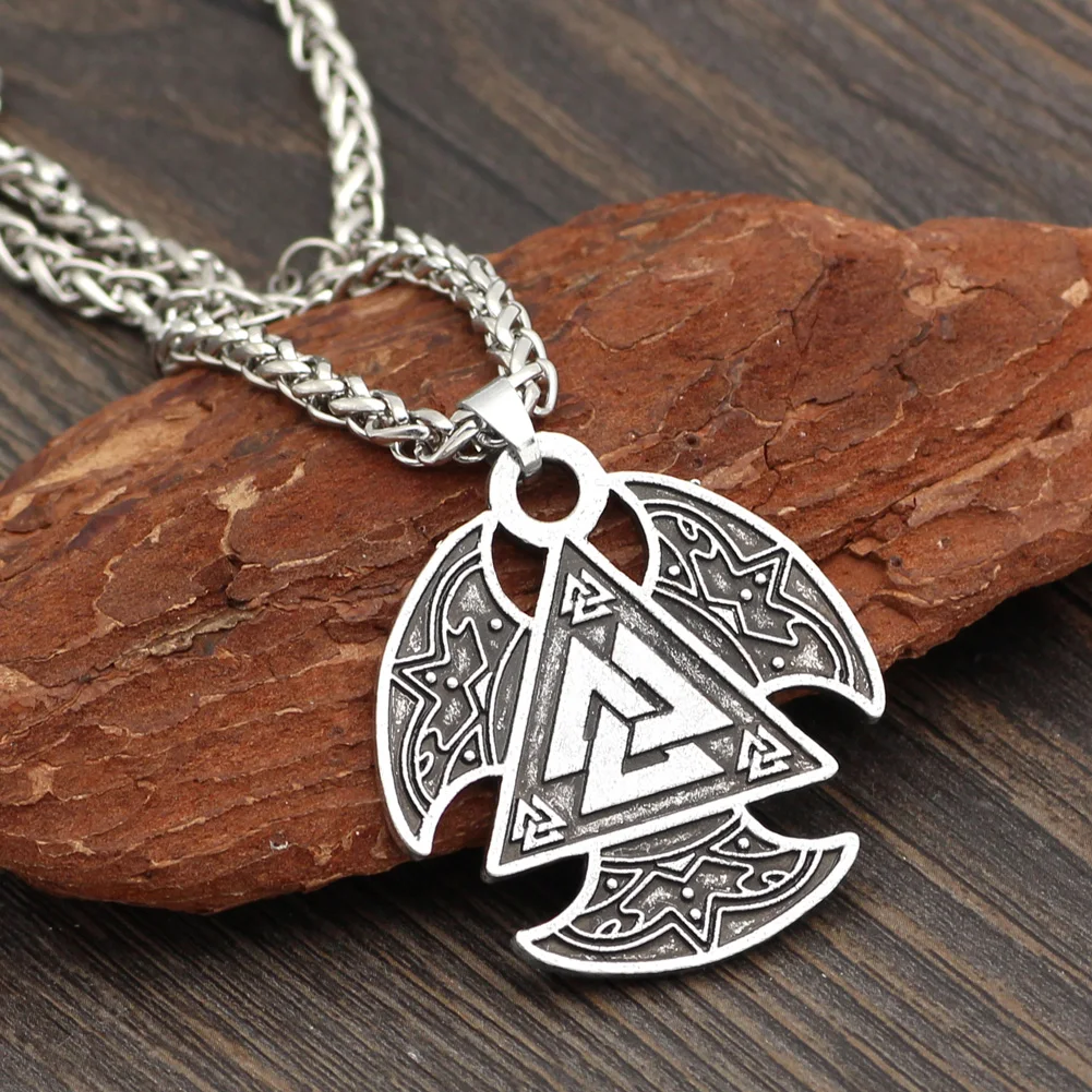 Мужской норвежский викинг vegvisir compass символ Одина талисман подвеска ожерелье с
