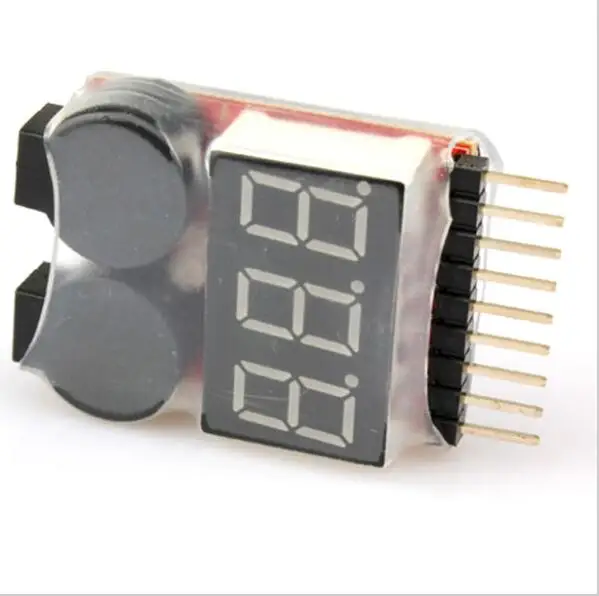 СВЕТОДИОДНЫЙ индикатор напряжения Lipo 1 8S тестер проверки низкого звуковой