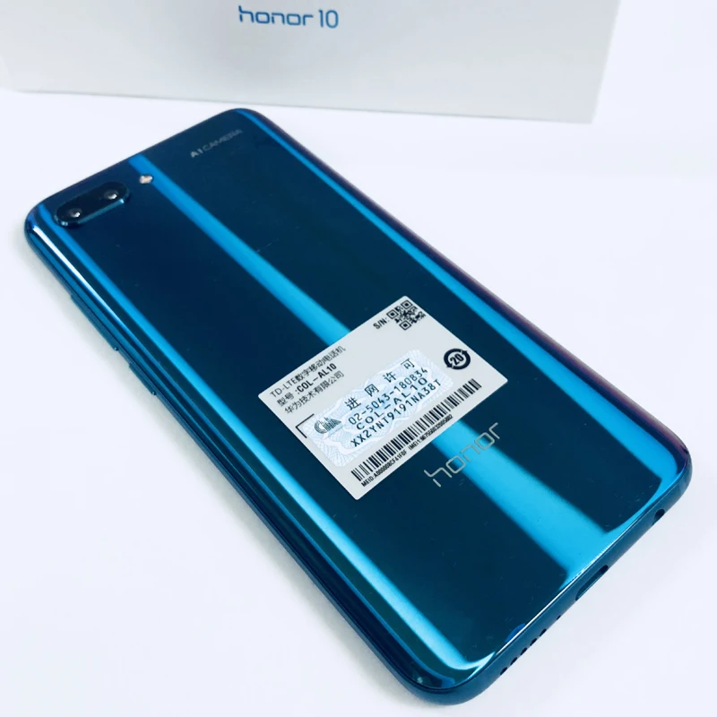 Honor 10 глобальная версия смартфона 5," экран NFC мобильный телефон Android 8,1 LTE 3D изогнутое стекло процессор AI камера 24 МП