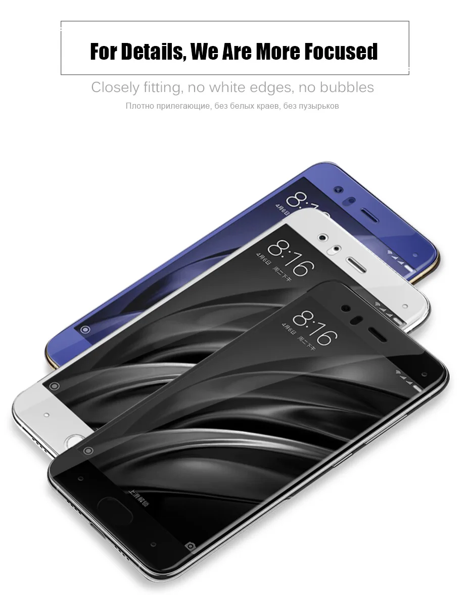 MOUSEMI For Xiaomi 5 5S 5S Plus 5C 5X A1 Glass Protection 9H Screen Protector Film For Xiaomi A1 6 8 8SE Glass On 6 A1 8SE Glass (2)