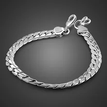 Классический Европейский мужской браслет из серебра 925 пробы, мужской тканый браслет, браслет из стерлингового серебра, подарок на день рождения