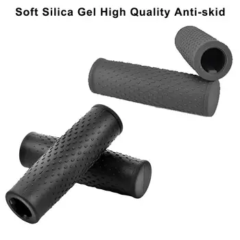 

2PCS Handlebar Grips Scooter Silicone Handlebar Grips Anti-skid Soft Rubber Bar Grips For Xiaomi Scooter M365 Accessories