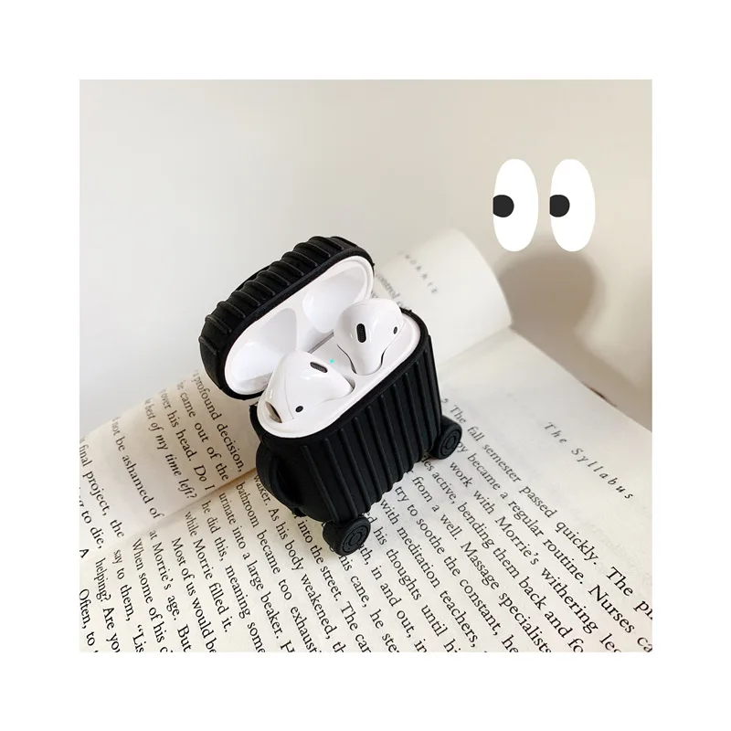 3D мультяшный наушник чехол для Apple Airpods 2 на эйрподс чехлы наушники airpods airpods2