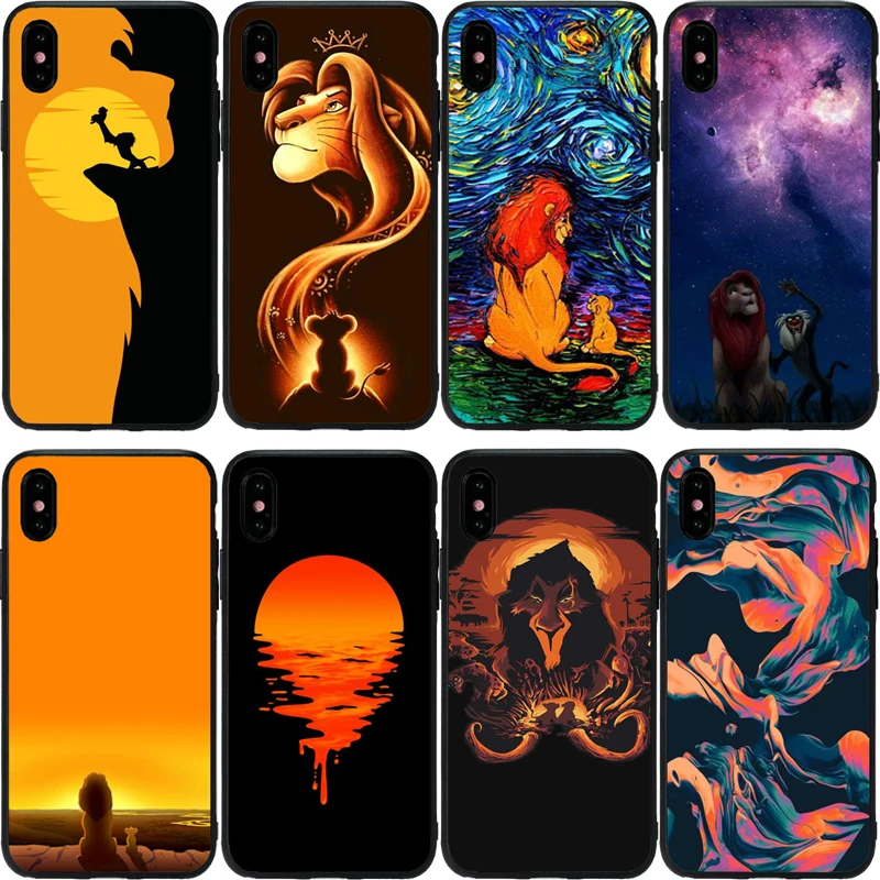 Чехол для телефона Lion King Simba Новый Модный чехол Fundas iPhone 11 11Pro MAX 8 7 6 6S Plus X XS 5 5S SE XR 10 |