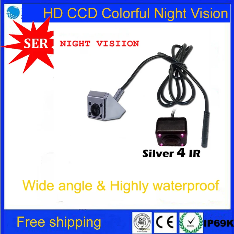 

FreeShip CCD Chip HD Night Vision 4 IR Car Rear View Camera Park Backup Camera Reversing For parking camera Rearview for all car